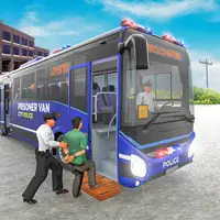 Jogo de Polícia na Van da Prisão